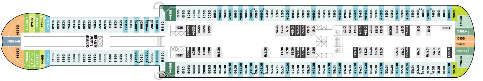 Deck 10 plan